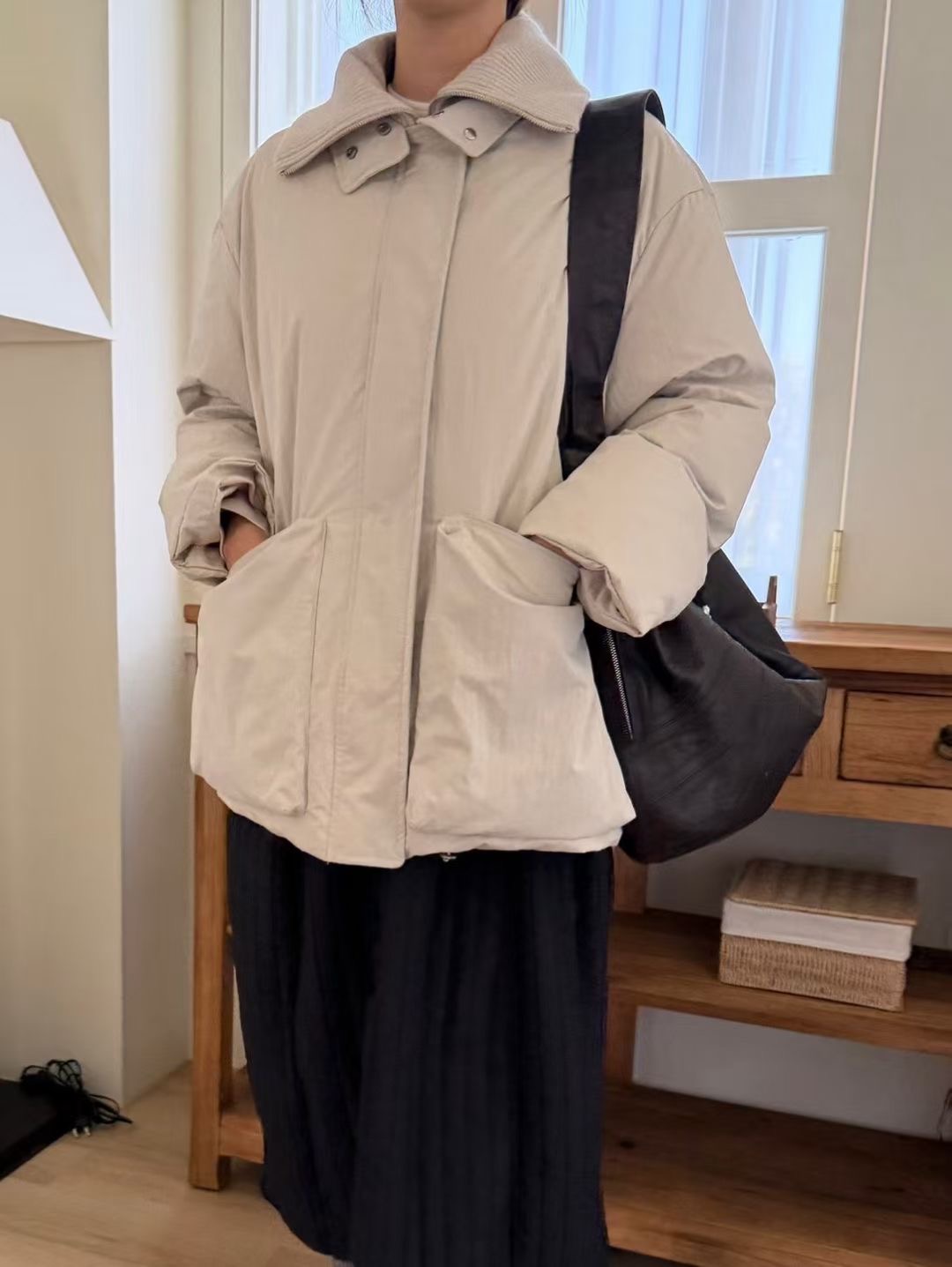 LANDMARK東大門㊣實拍女士新品25秋冬熱賣推薦職業短款棉服LANDMARK短款棉服