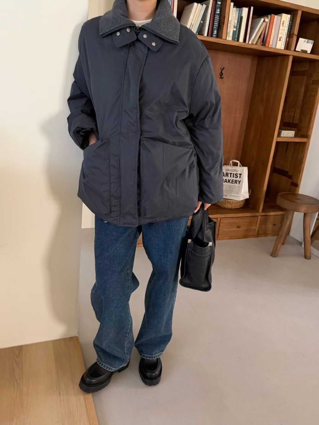 LANDMARK東大門㊣實拍女士新品25秋冬熱賣推薦職業短款棉服LANDMARK短款棉服