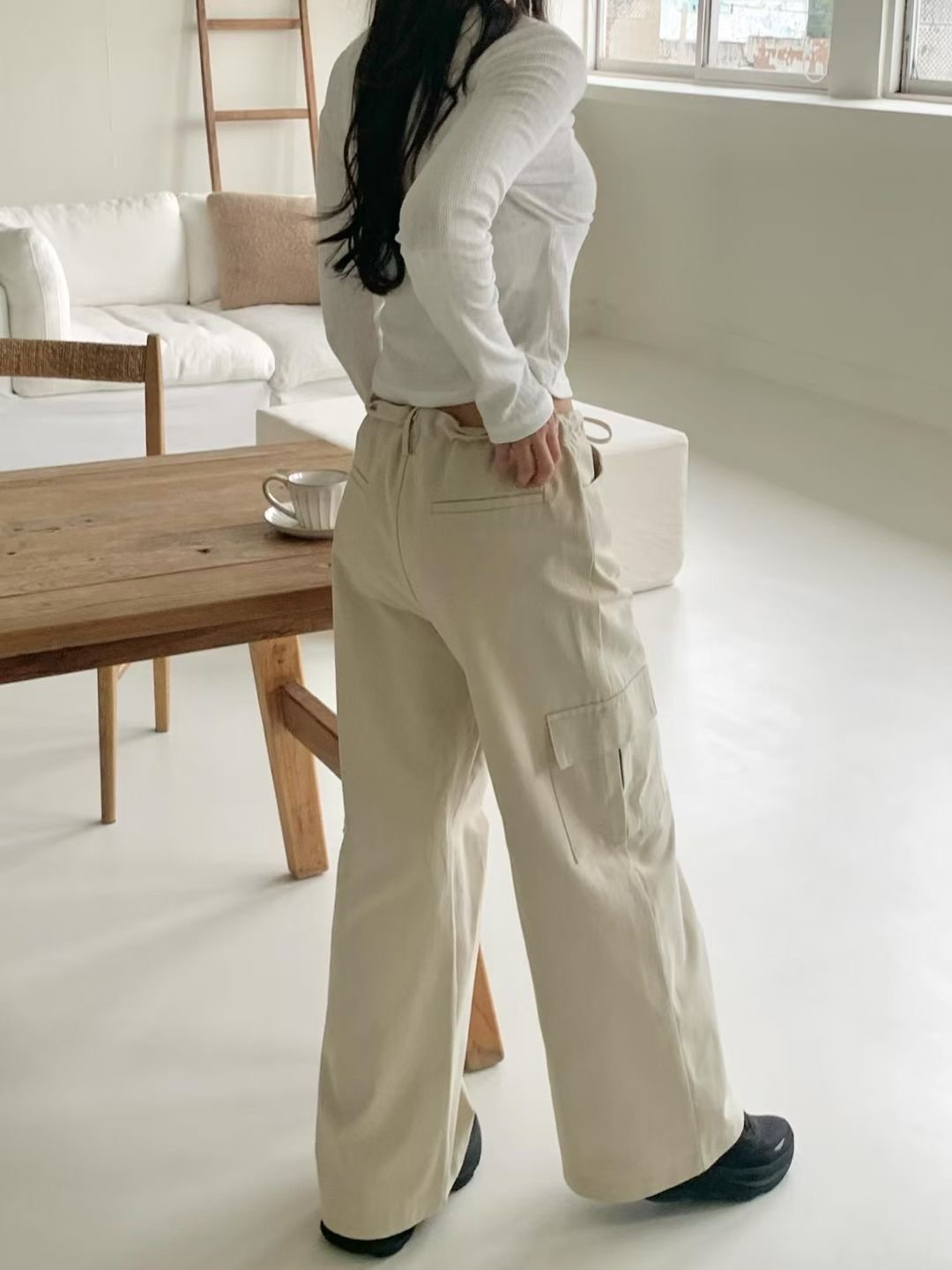 AGATHE韓國直郵㊣女裝新款時尚真品職業推薦25秋冬人氣休閑褲AGATHE休閑褲