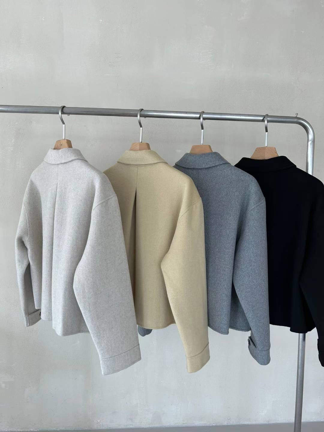 OLZE-올제-T韓國直郵㊣女裝新品真品時尚休閑職業短款大衣OLZE-올제-T短款大衣