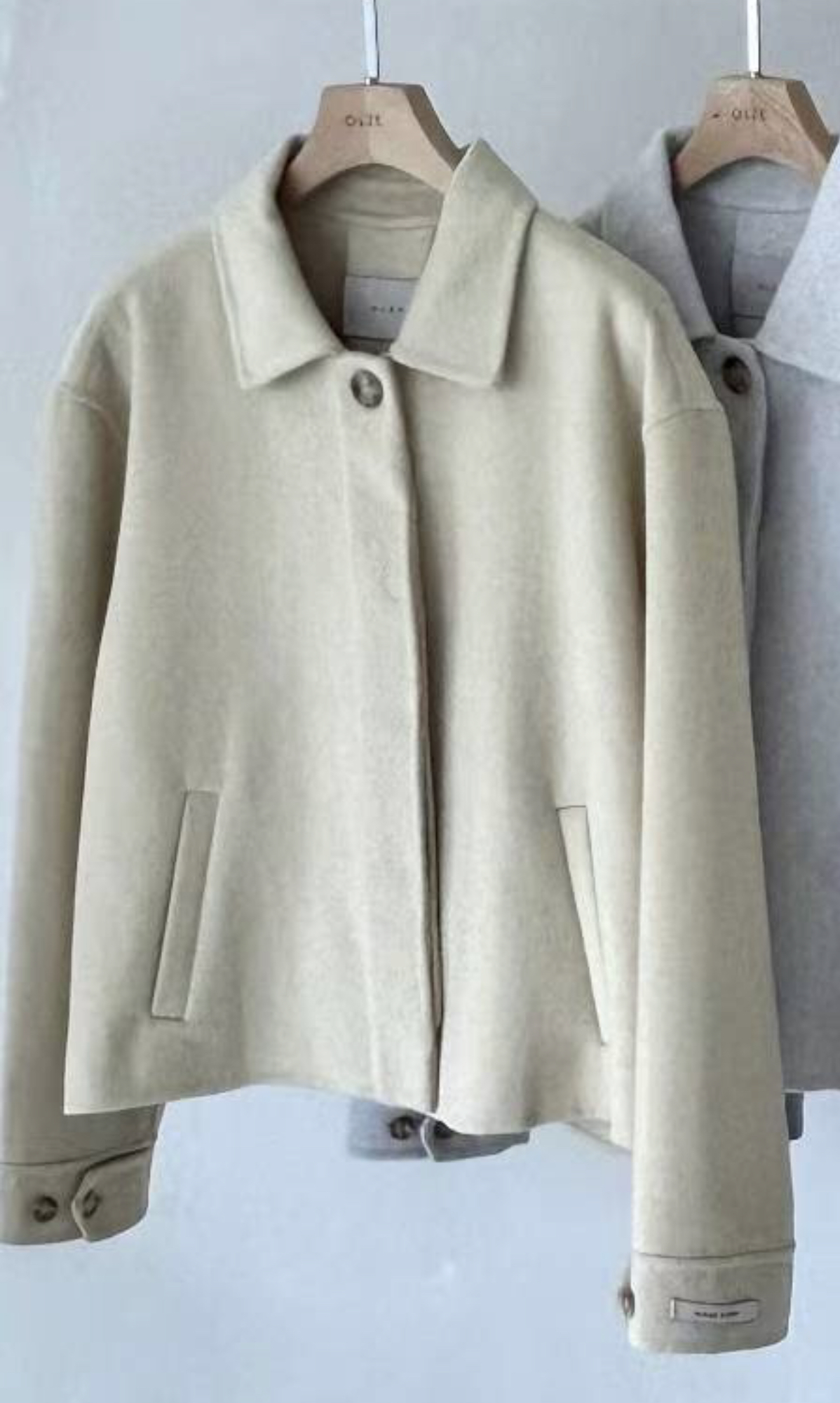 OLZE-올제-T韓國直郵㊣女裝新品真品時尚休閑職業短款大衣OLZE-올제-T短款大衣圖色1