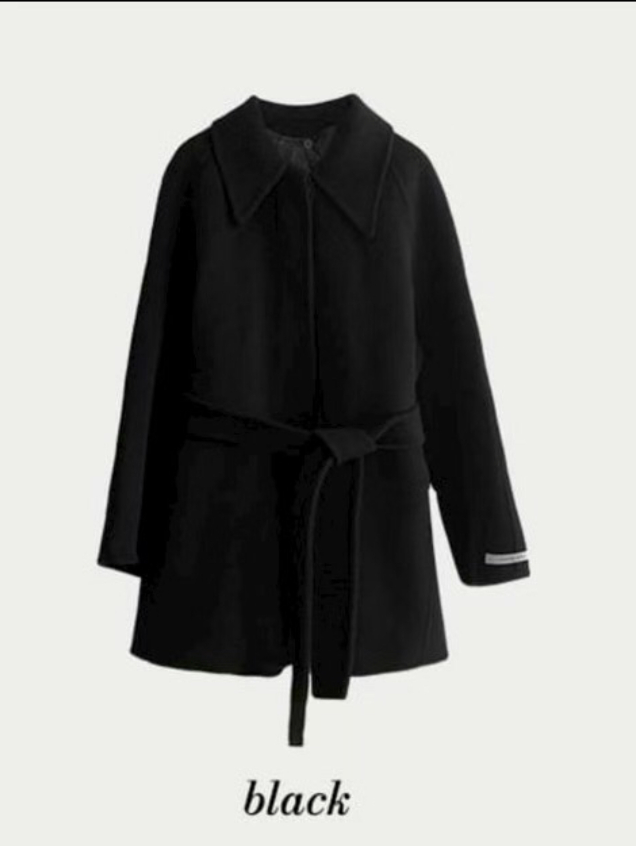 OLZE-올제-T東大門㊣代購女士新品熱賣真品中長款大衣含腰帶OLZE-올제-T中長款大衣圖色2