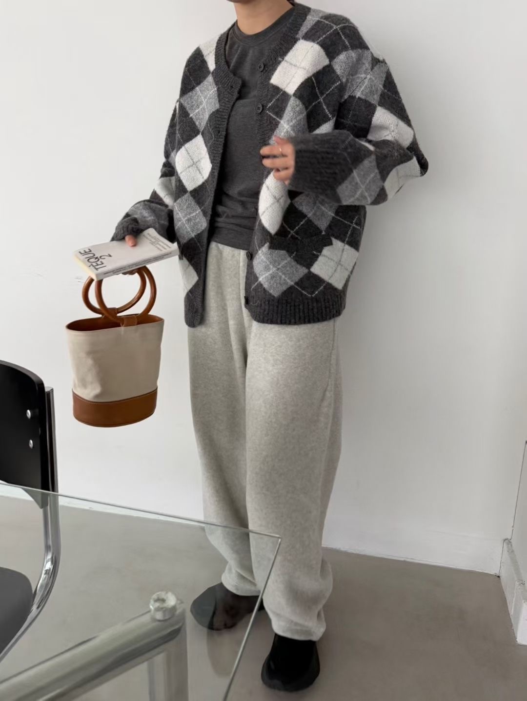 LANDMARK東大門㊣直郵女裝新品推薦真品職業25秋冬人氣針織衫LANDMARK針織衫