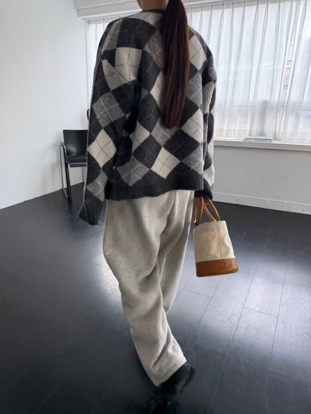 LANDMARK東大門㊣直郵女裝新品推薦真品職業25秋冬人氣針織衫LANDMARK針織衫