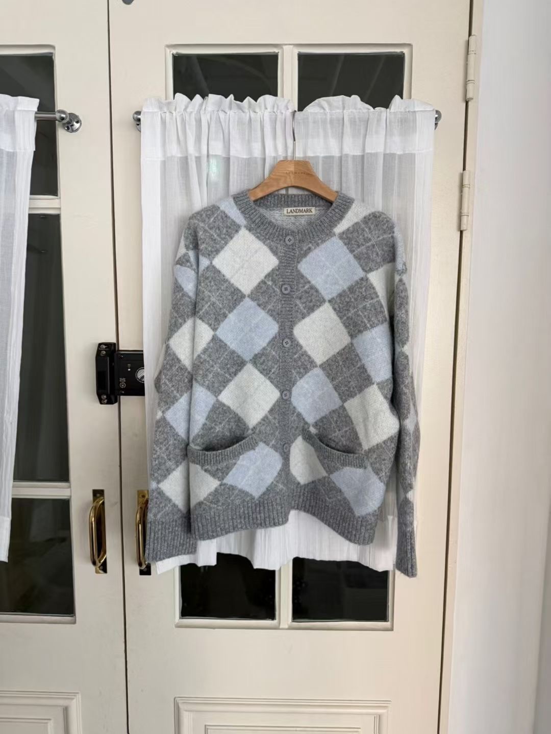 LANDMARK東大門㊣直郵女裝新品推薦真品職業25秋冬人氣針織衫LANDMARK針織衫圖色1