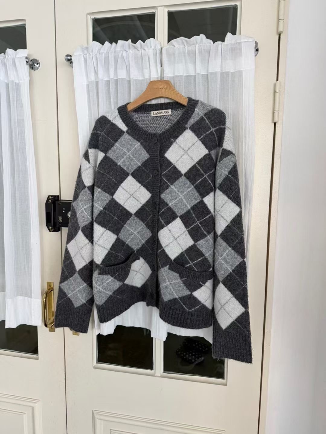 LANDMARK東大門㊣直郵女裝新品推薦真品職業25秋冬人氣針織衫LANDMARK針織衫圖色2