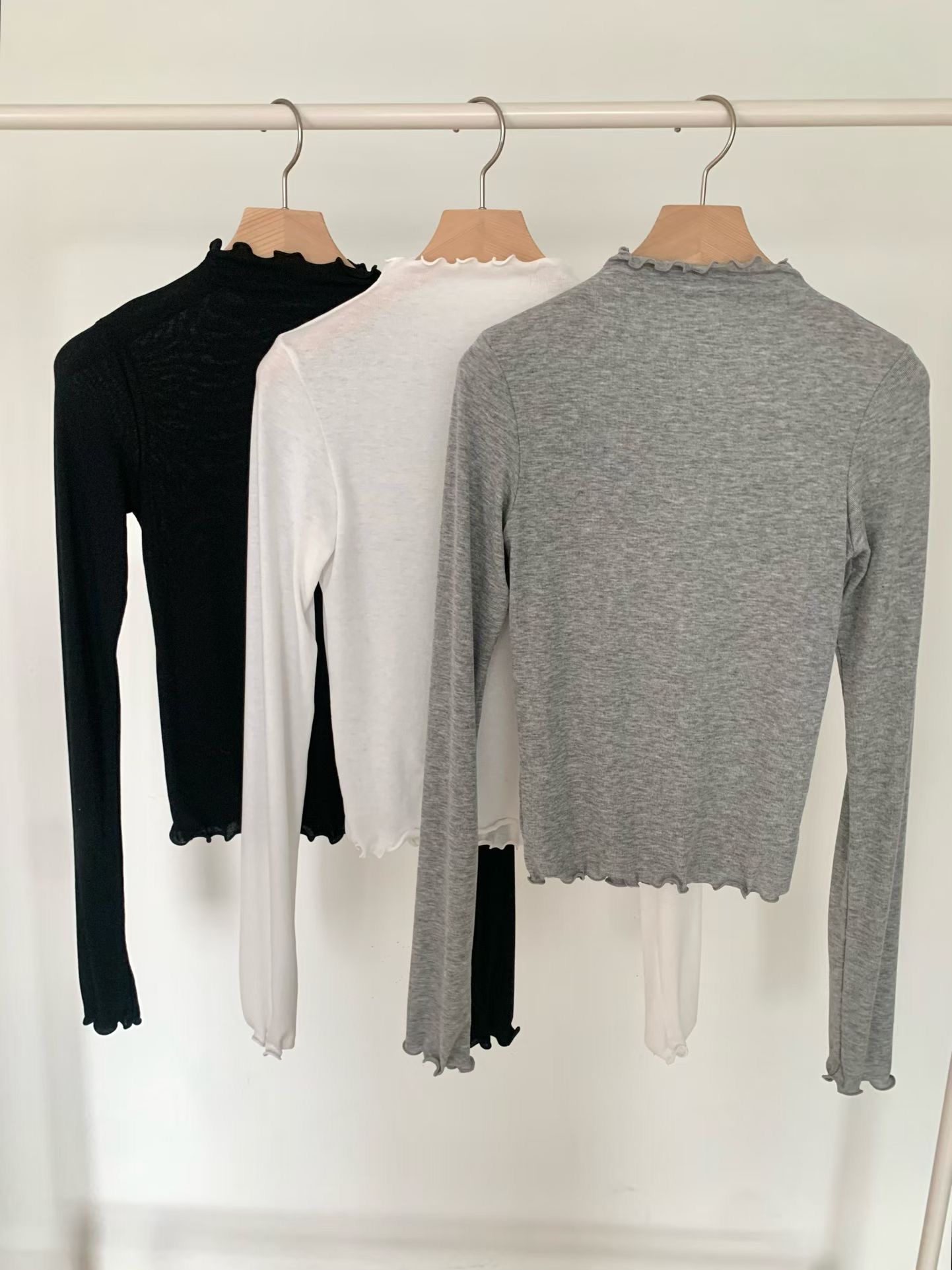 AGATHE東大門㊣代購女裝新品休閑真品人氣職業時尚熱賣長袖T恤AGATHE長袖T恤圖色1左一色