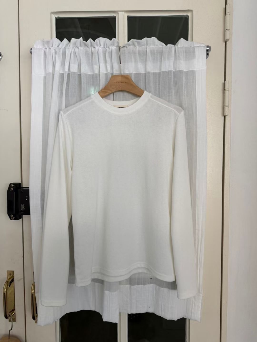 LANDMARK東大門㊣代購女士新款25秋冬真品人氣熱賣職業長袖T恤LANDMARK長袖T恤圖色2