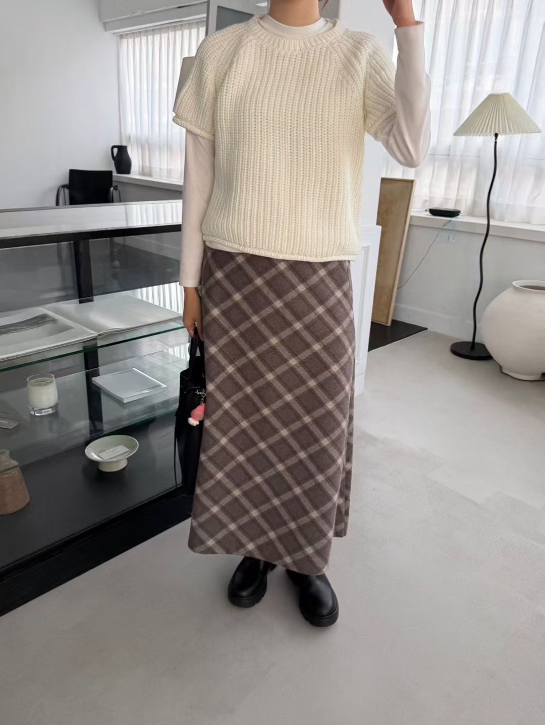 LANDMARK東大門㊣實拍女裝新款推薦時尚熱賣真品職業針織衫LANDMARK針織衫