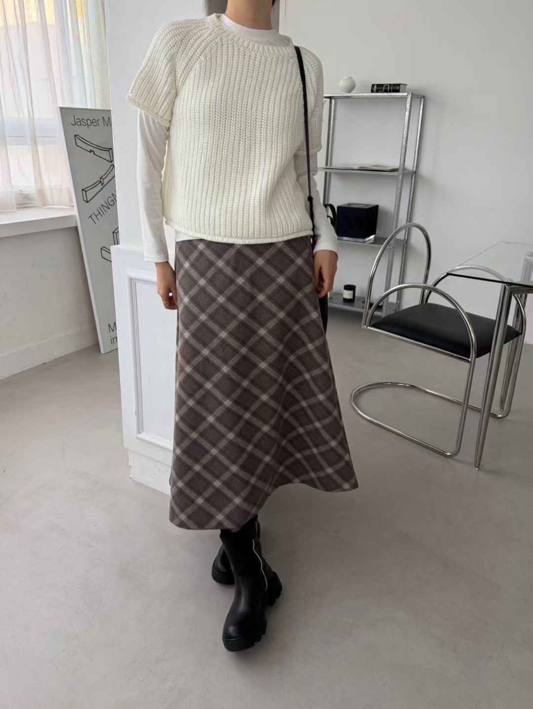 LANDMARK東大門㊣實拍女裝新款推薦時尚熱賣真品職業針織衫LANDMARK針織衫