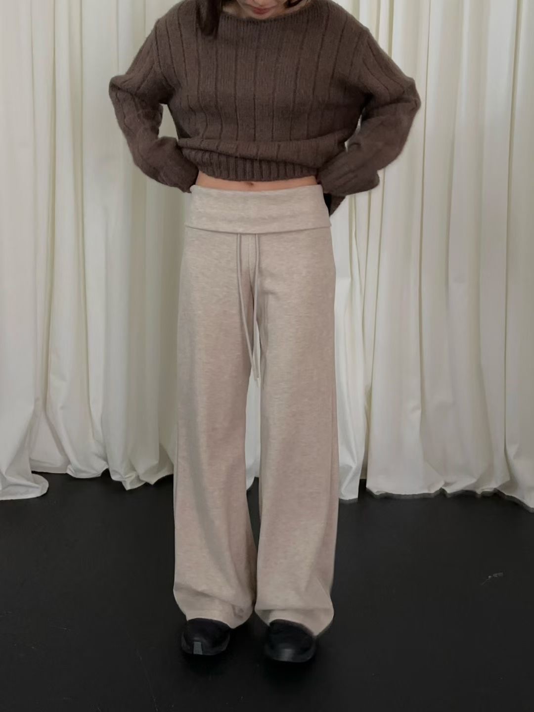 EVERY MOMENT韓國直郵㊣女士新品推薦熱賣25秋冬真品休閑褲EVERY MOMENT休閑褲