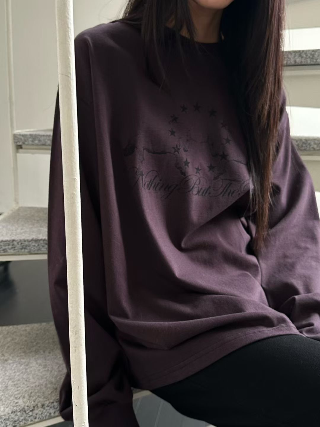 EVERY MOMENT東大門㊣直郵女裝新品休閑熱賣職業25秋冬長袖T恤EVERY MOMENT長袖T恤圖色3