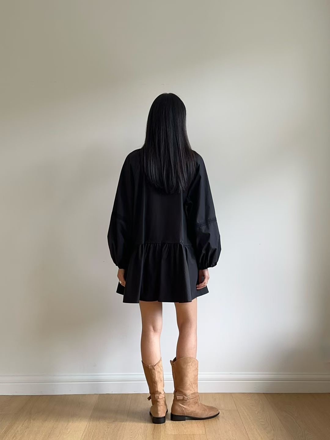 EVERY MOMENT韓國代購㊣女士新品職業25秋冬休閑熱賣連衣裙EVERY MOMENT連衣裙