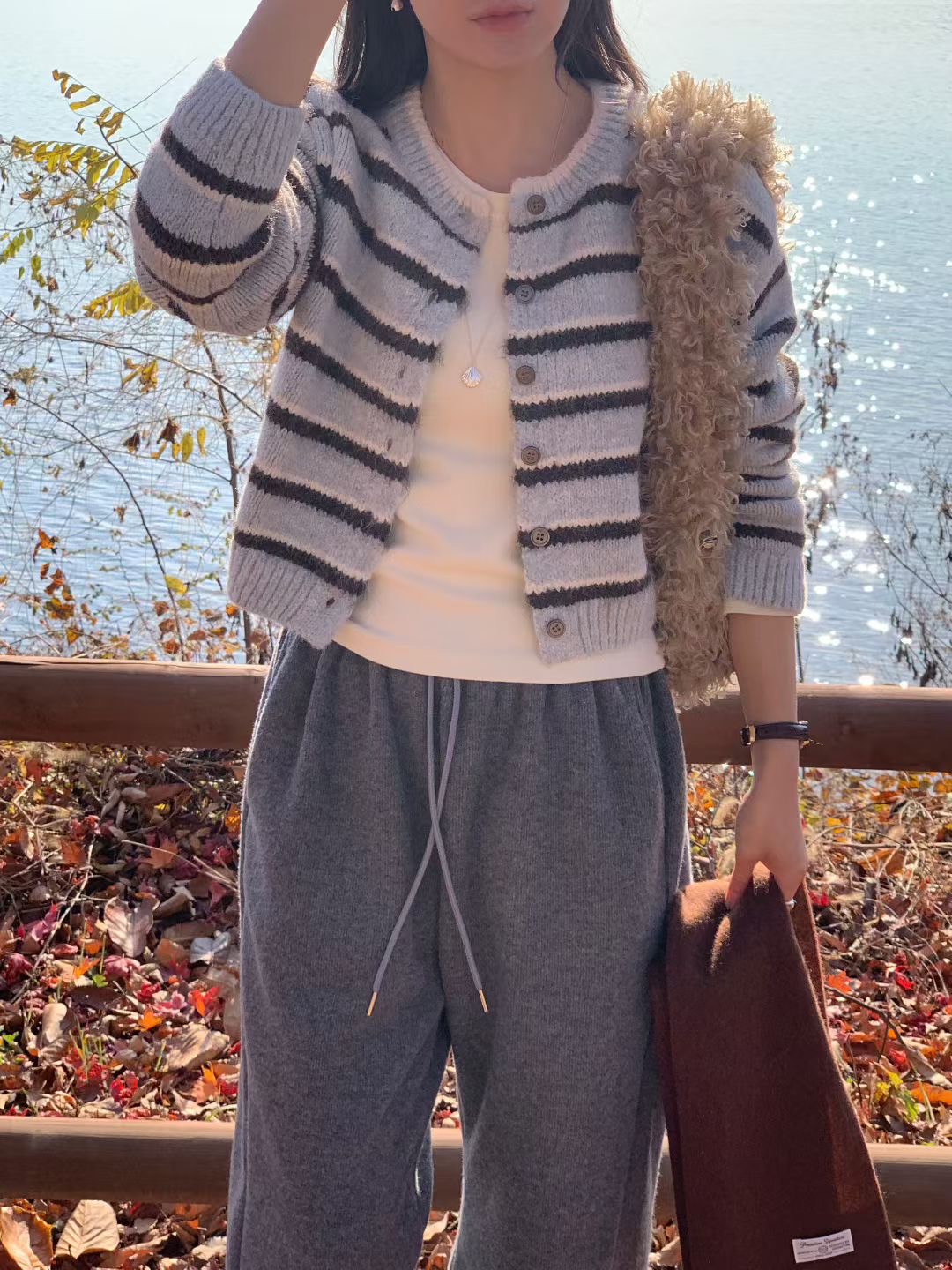 SIGNATURE韓國代購㊣女裝新款25秋冬真品職業人氣熱賣針織衫SIGNATURE針織衫