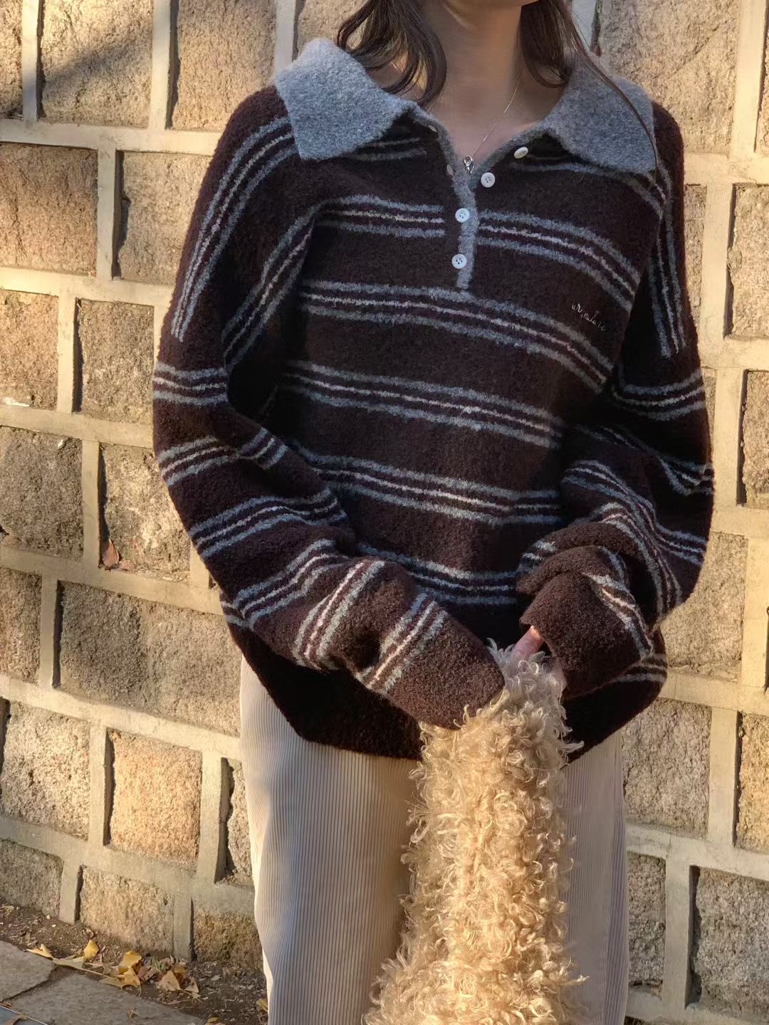 SIGNATURE東大門㊣實拍女士新款推薦時尚熱賣職業休閑針織衫SIGNATURE針織衫圖色2