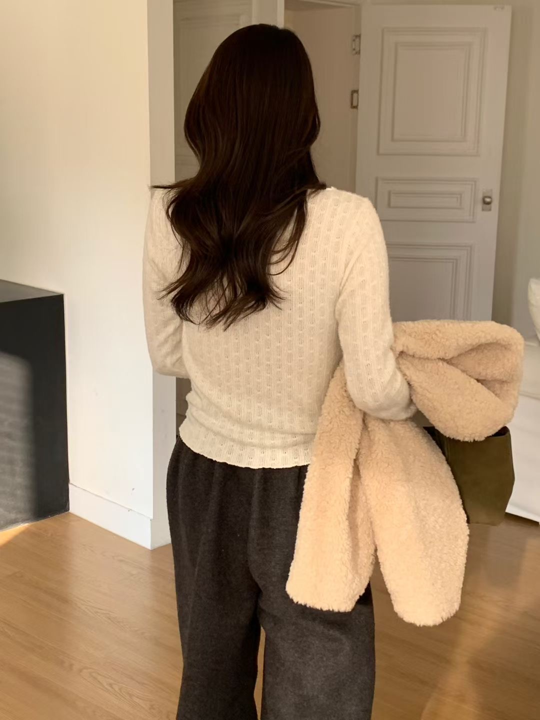 SIGNATURE韓國代購㊣女士新品25秋冬人氣時尚休閑推薦長袖T恤SIGNATURE長袖T恤