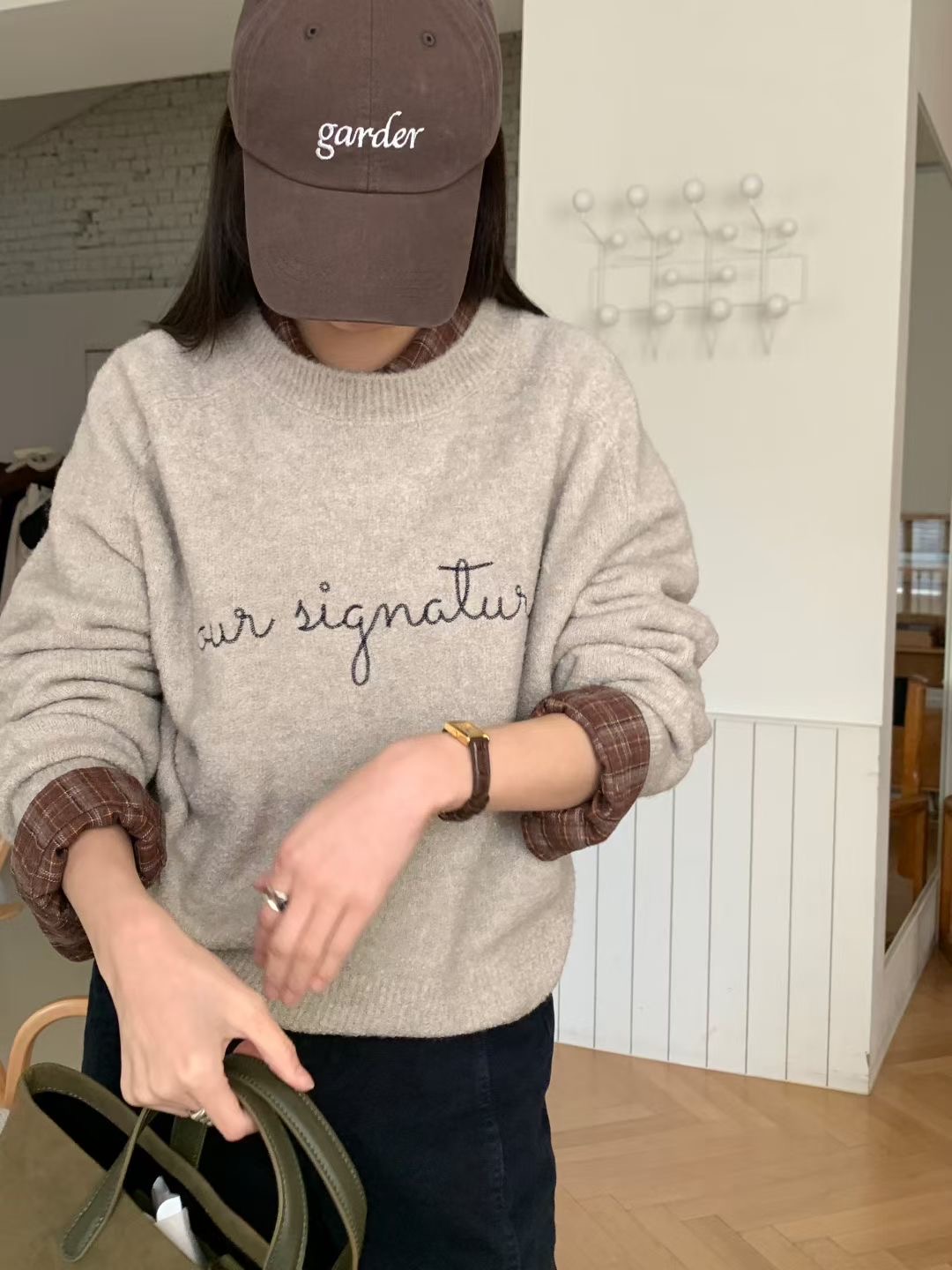 SIGNATURE東大門㊣直郵女士新款休閑真品職業人氣25秋冬針織衫SIGNATURE針織衫圖色3