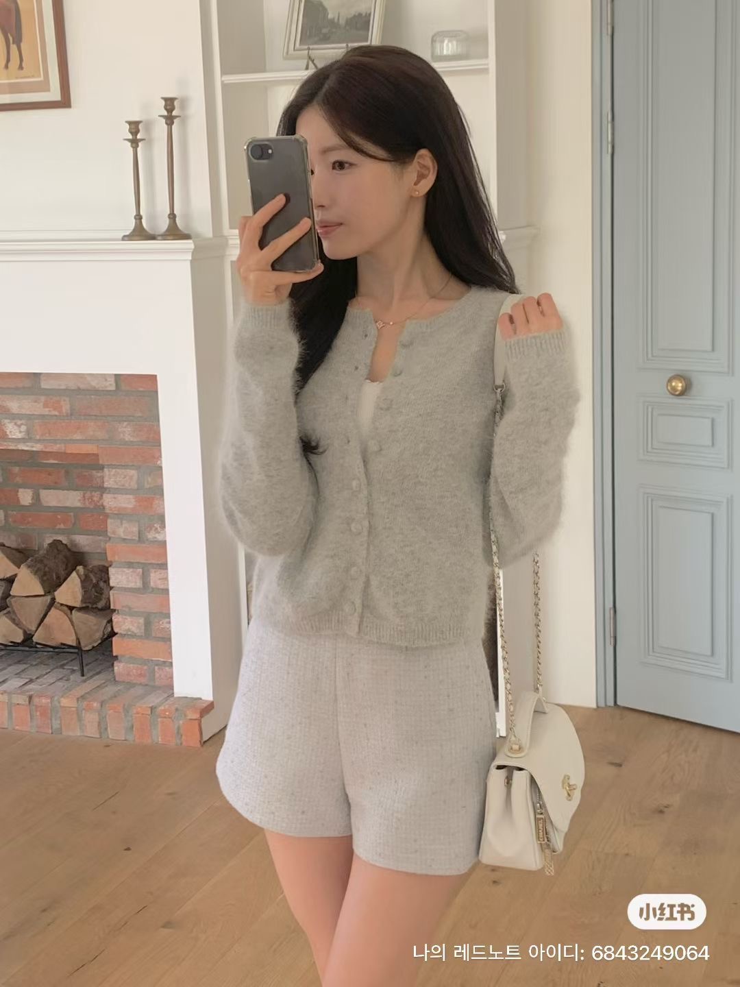 IF YOU韓國直郵㊣女士新款熱賣時尚25秋冬針織衫安哥拉羊毛衫IF YOU針織衫