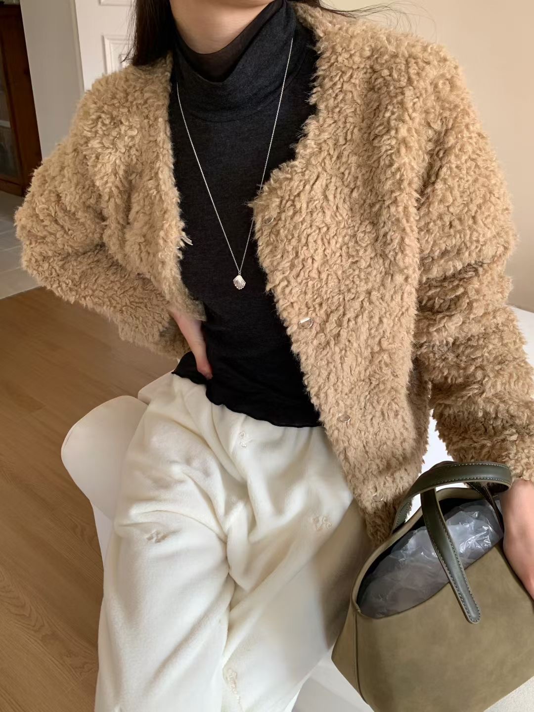 SIGNATURE韓國直郵㊣女士新款熱賣推薦人氣職業25秋冬休閑夾克SIGNATURE夾克圖色2