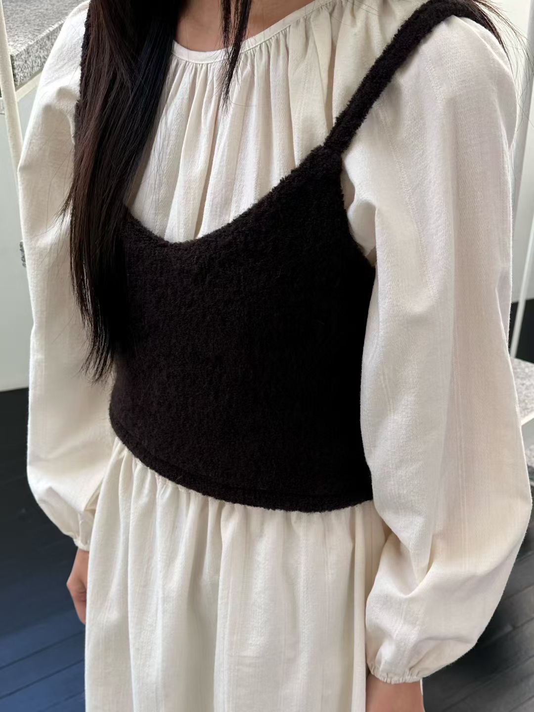 EVERY MOMENT東大門㊣實拍女士新品職業25秋冬吊帶背心不含內搭EVERY MOMENT吊帶/背心圖色2