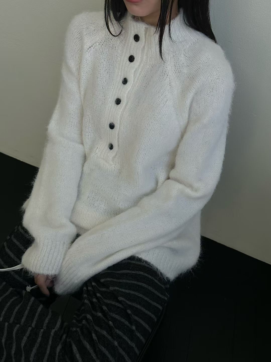 EVERY MOMENT韓國直郵㊣女裝新品真品時尚休閑人氣熱賣針織衫EVERY MOMENT針織衫