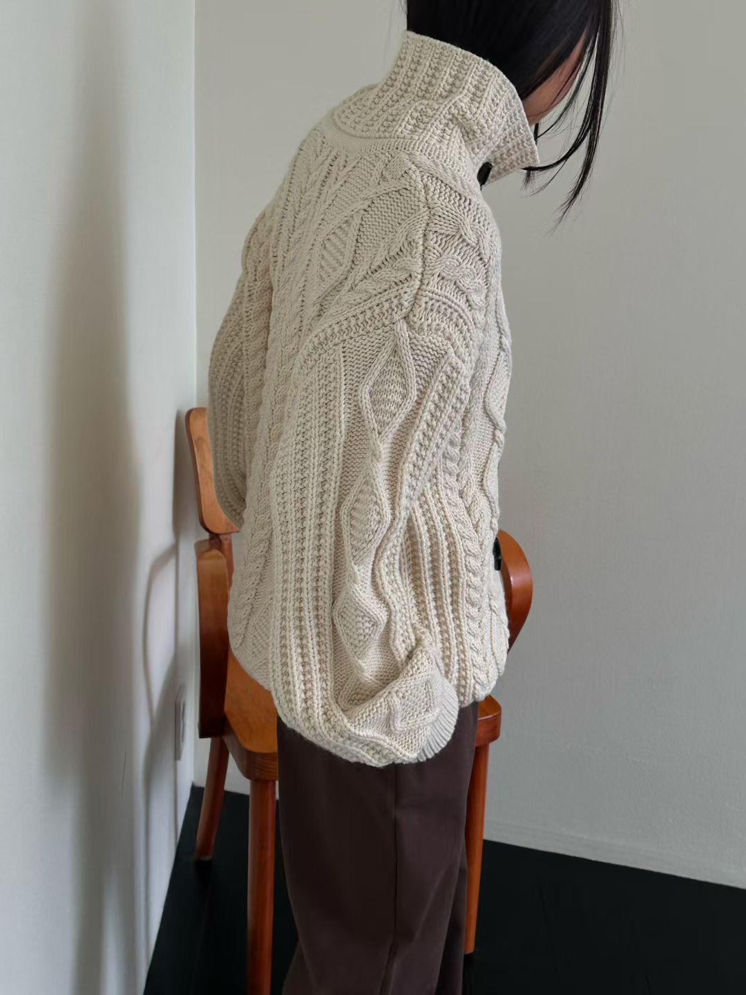 EVERY MOMENT韓國直郵㊣女士新品熱賣職業人氣時尚針織衫開衫EVERY MOMENT針織衫