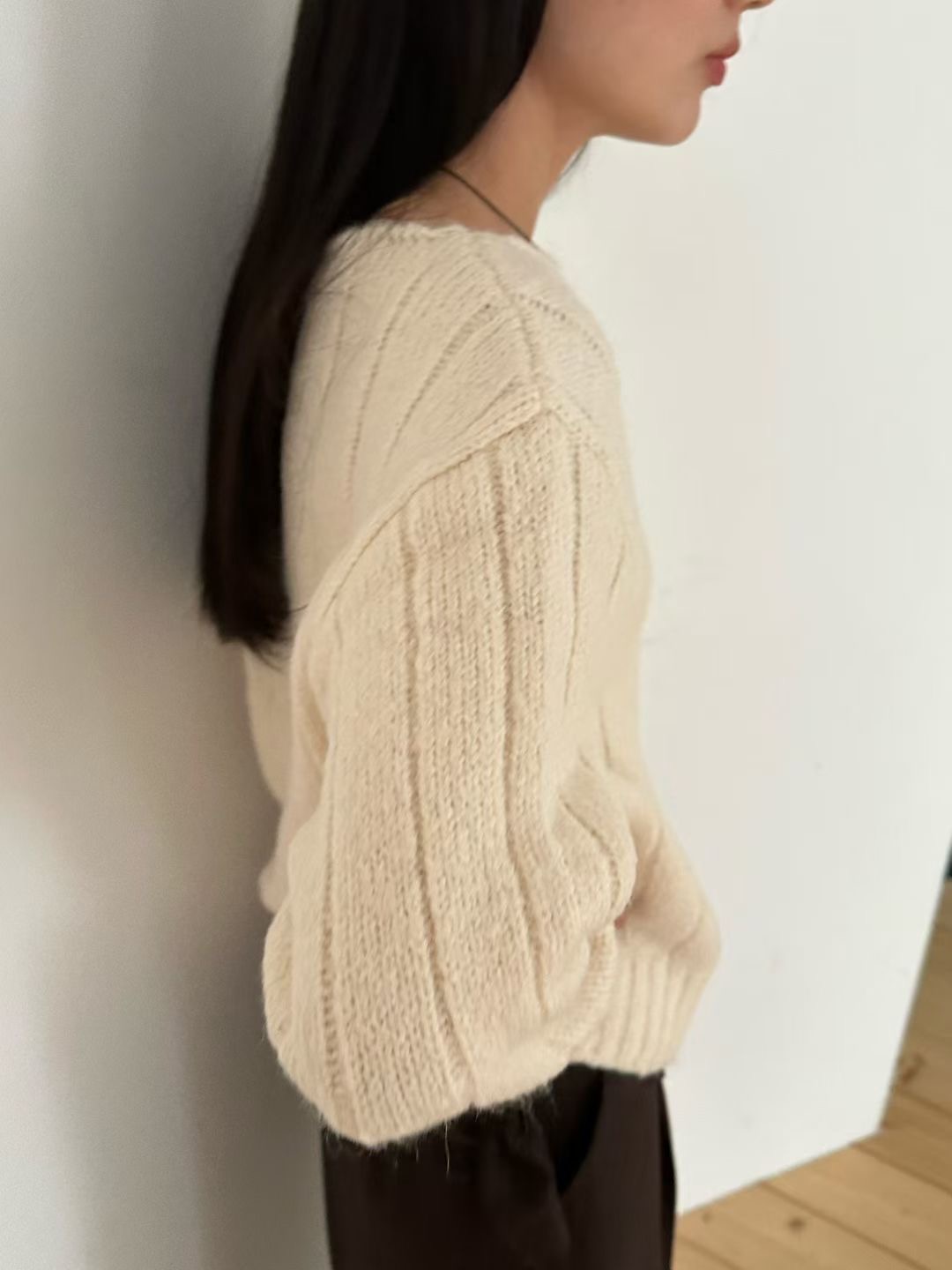 EVERY MOMENT韓國代購㊣女士新款時尚真品人氣職業針織衫船領EVERY MOMENT針織衫