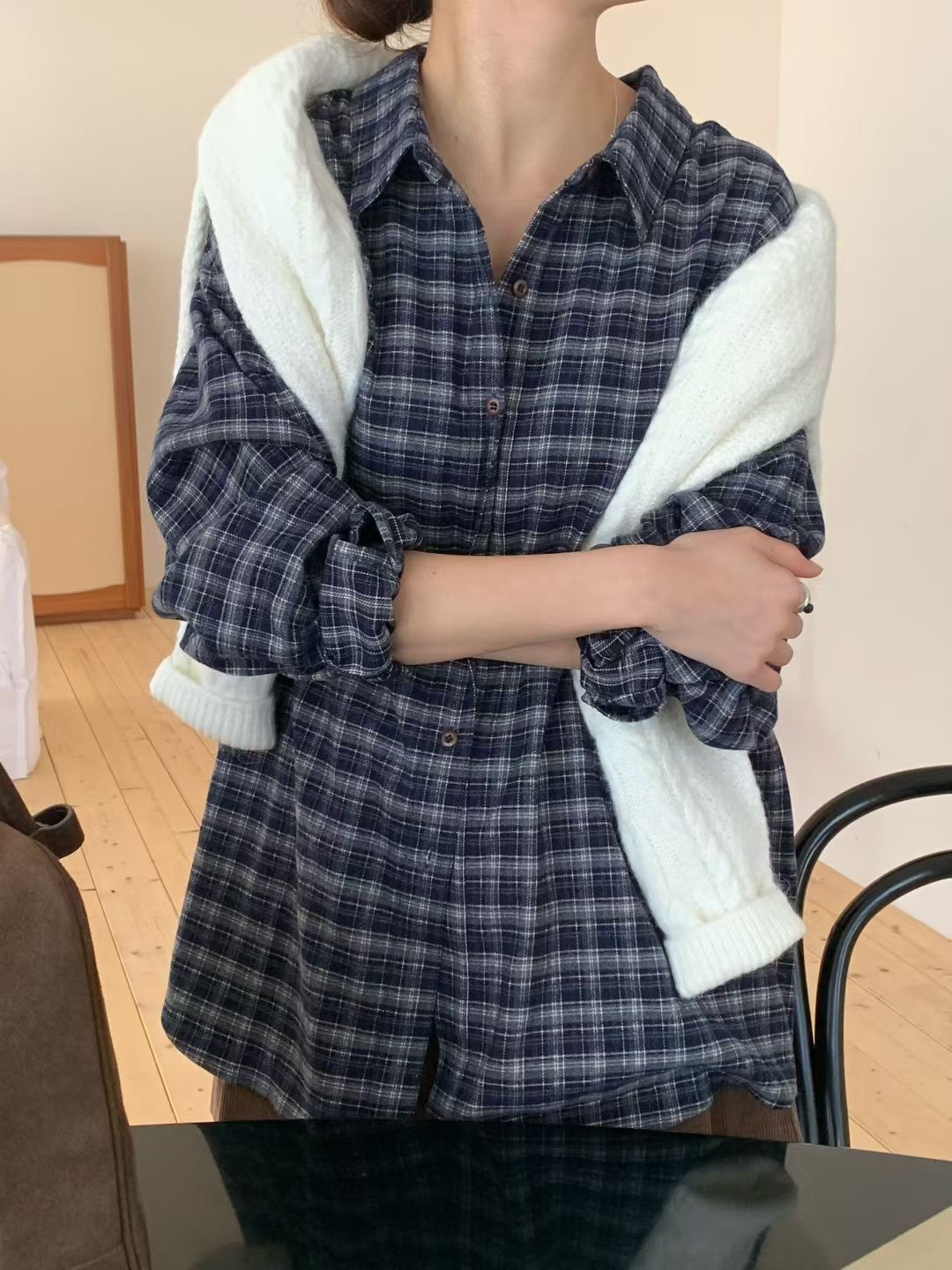 SIGNATURE東大門㊣代購女士新品人氣時尚襯衫蕾絲衫不含披肩SIGNATURE襯衫/蕾絲衫圖色2