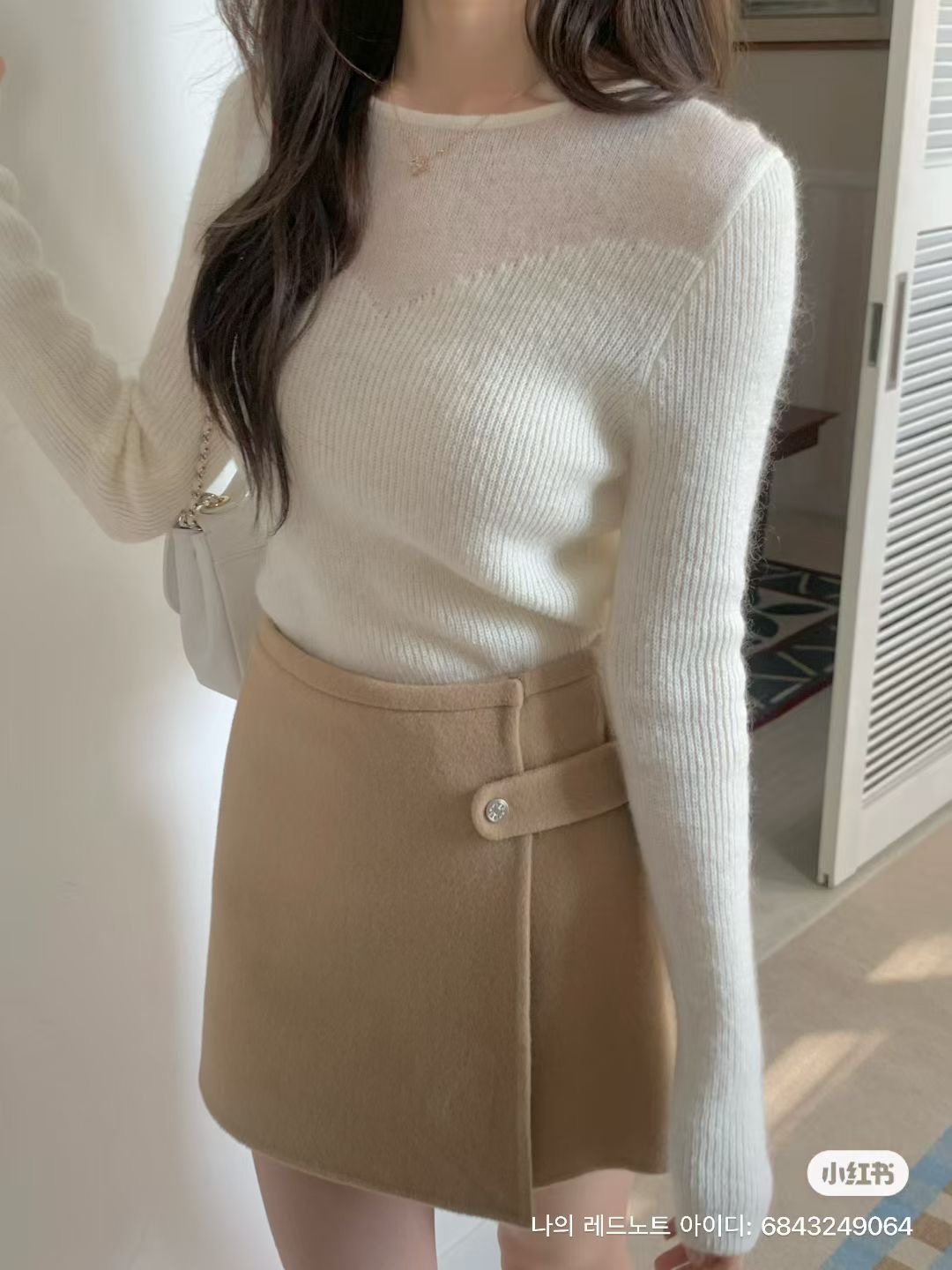 IF YOU東大門㊣代購女裝新品25秋冬時尚真品推薦針織衫馬海毛IF YOU針織衫