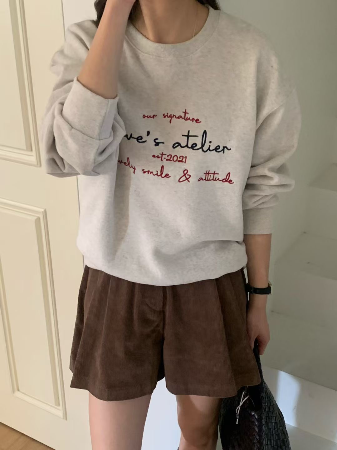 SIGNATURE東大門㊣代購女士新款推薦人氣真品時尚熱賣休閑衛衣SIGNATURE衛衣圖色2