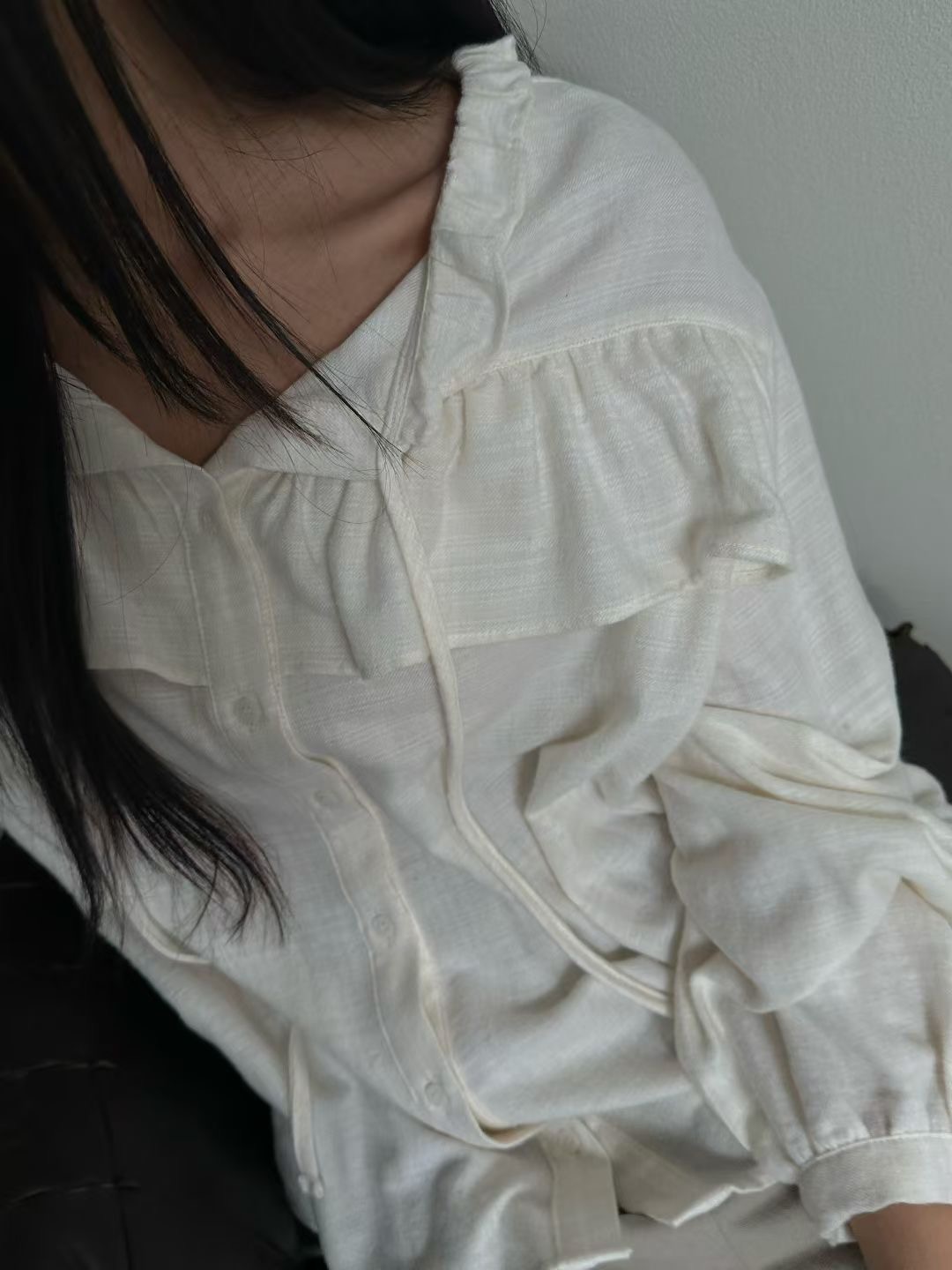 EVERY MOMENT韓國直郵㊣女裝新品推薦職業熱賣休閑襯衫蕾絲衫EVERY MOMENT襯衫/蕾絲衫