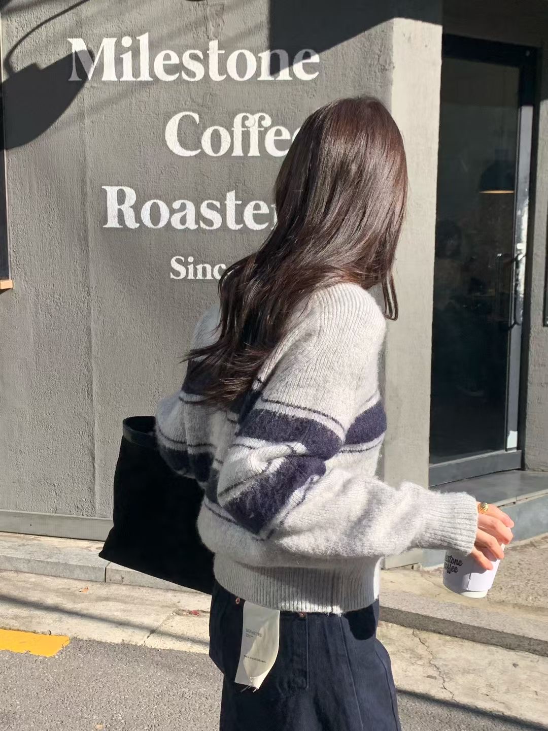 SIGNATURE韓國代購㊣女裝新款休閑推薦職業熱賣真品25秋冬針織衫SIGNATURE針織衫