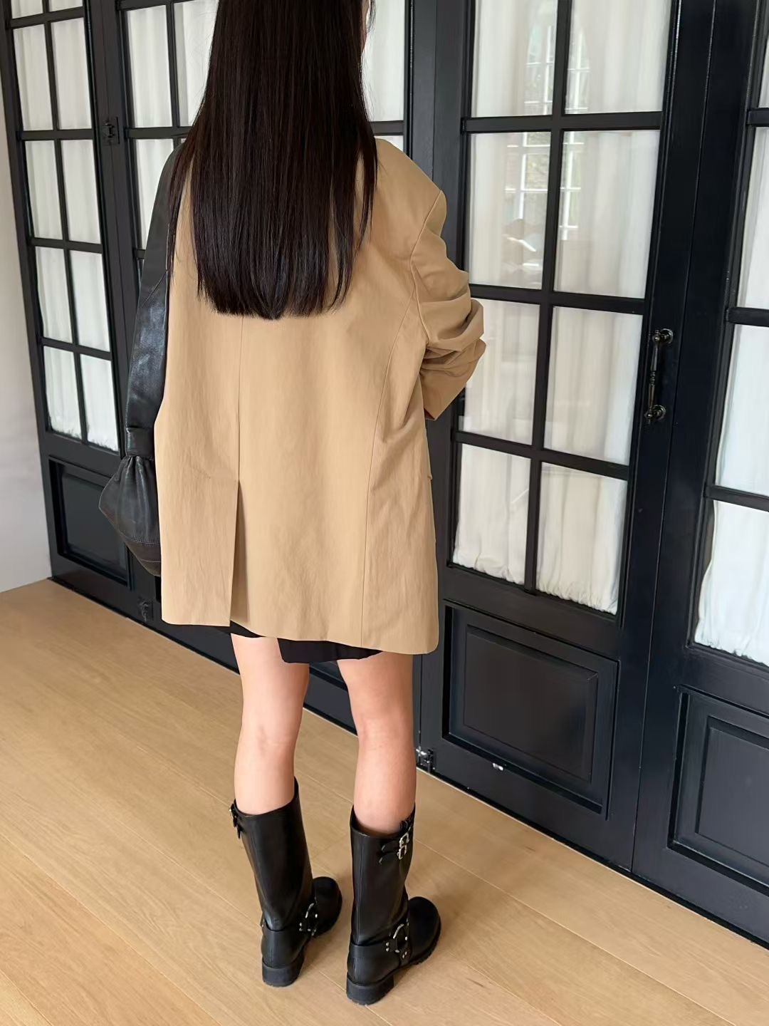 EVERY MOMENT韓國直郵㊣女士新款真品熱賣休閑時尚25秋冬夾克EVERY MOMENT夾克