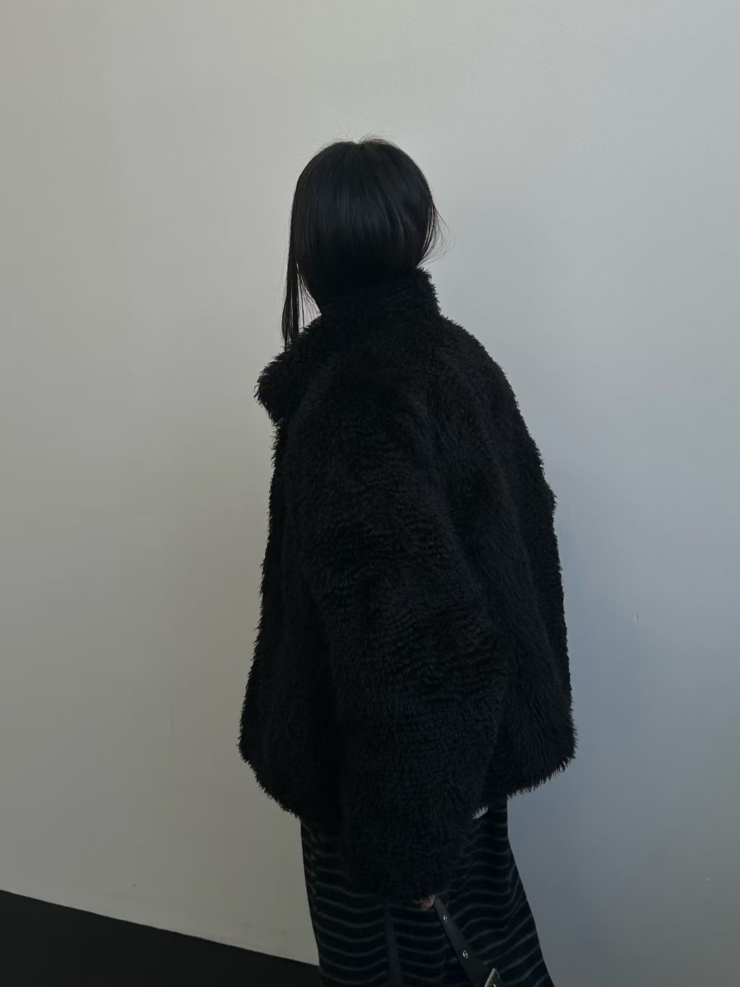 EVERY MOMENT東大門㊣實拍女裝新款推薦熱賣真品25秋冬夾克皮草EVERY MOMENT夾克