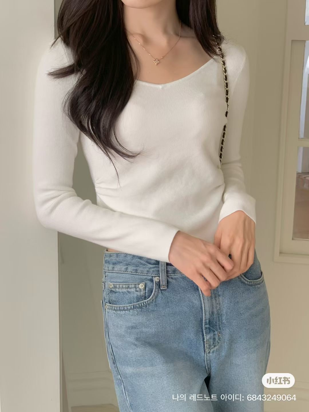 IF YOU東大門㊣實拍女士新款推薦時尚25秋冬休閑職業針織衫IF YOU針織衫