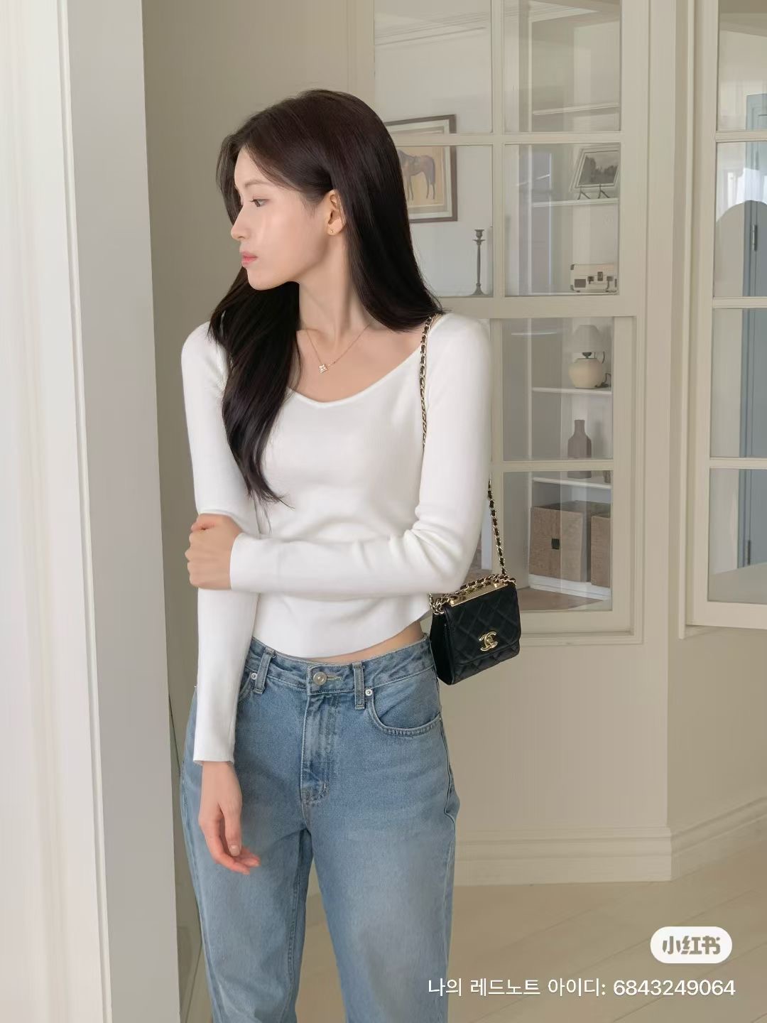 IF YOU東大門㊣實拍女士新款推薦時尚25秋冬休閑職業針織衫IF YOU針織衫圖色1