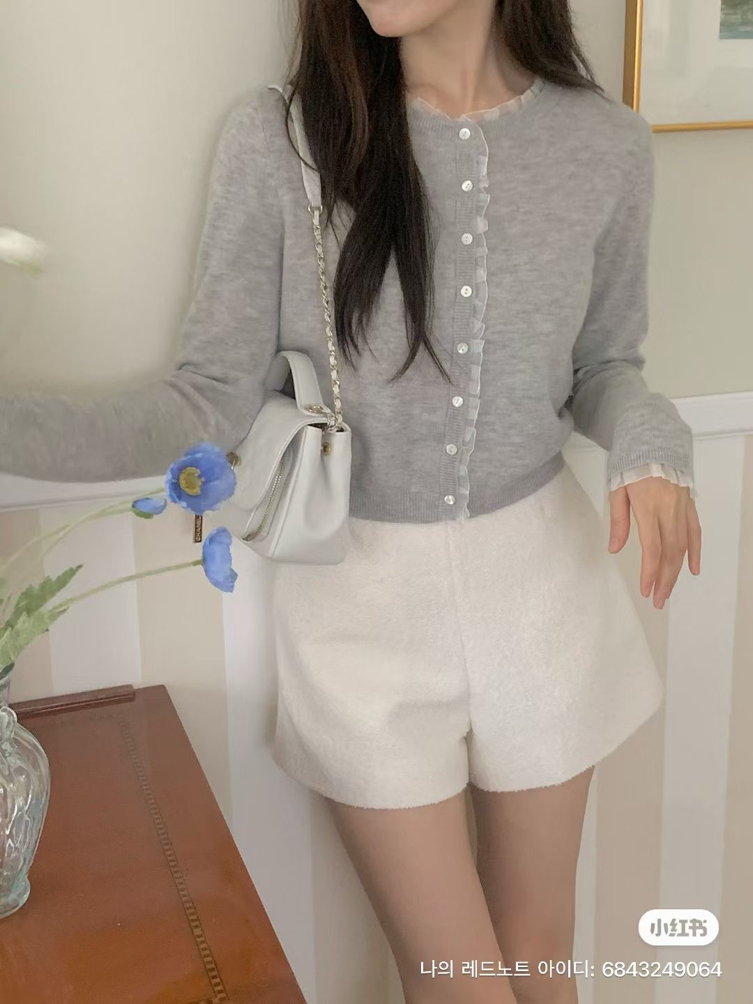 IF YOU東大門㊣代購女士新品休閑真品推薦25秋冬針織衫開衫IF YOU針織衫圖色1