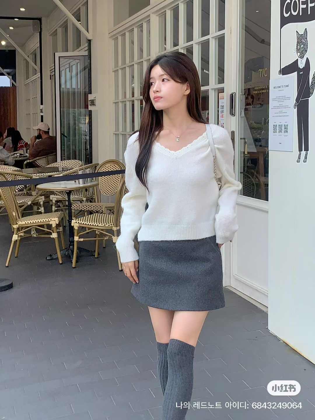 IF YOU韓國代購㊣女士新款時尚推薦熱賣人氣職業休閑針織衫IF YOU針織衫圖色1