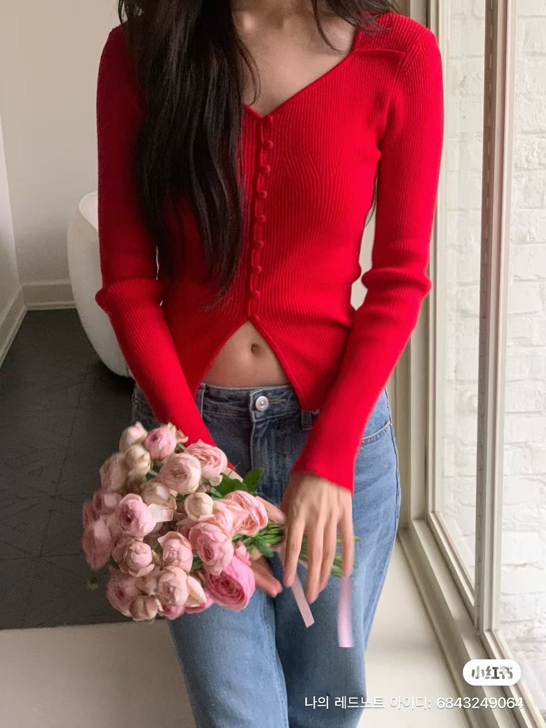 IF YOU韓國代購㊣女裝新品熱賣人氣25秋冬休閑時尚職業針織衫IF YOU針織衫圖色1