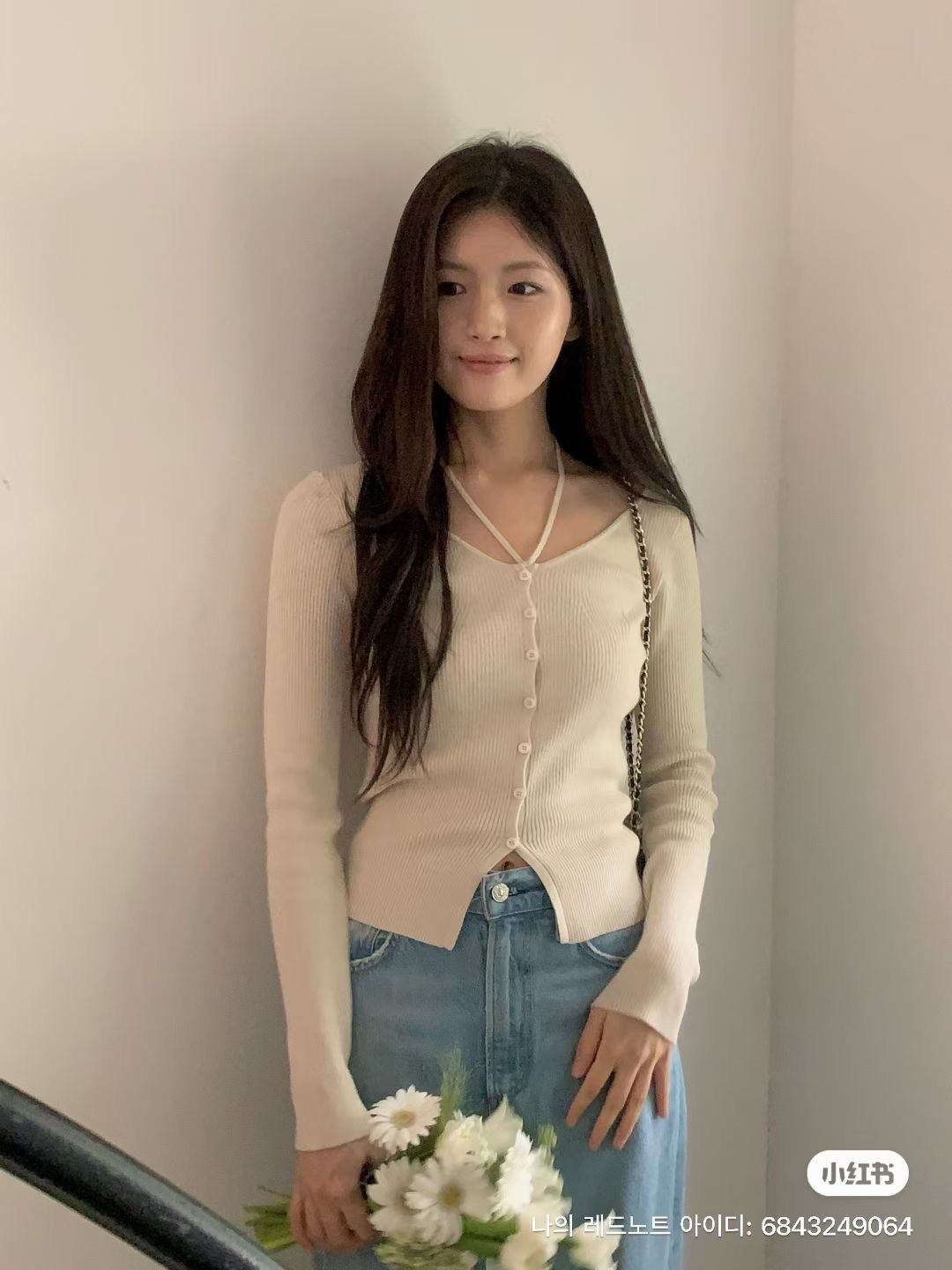 IF YOU韓國代購㊣女士新款人氣休閑熱賣推薦25秋冬針織衫羊毛衫IF YOU針織衫圖色1