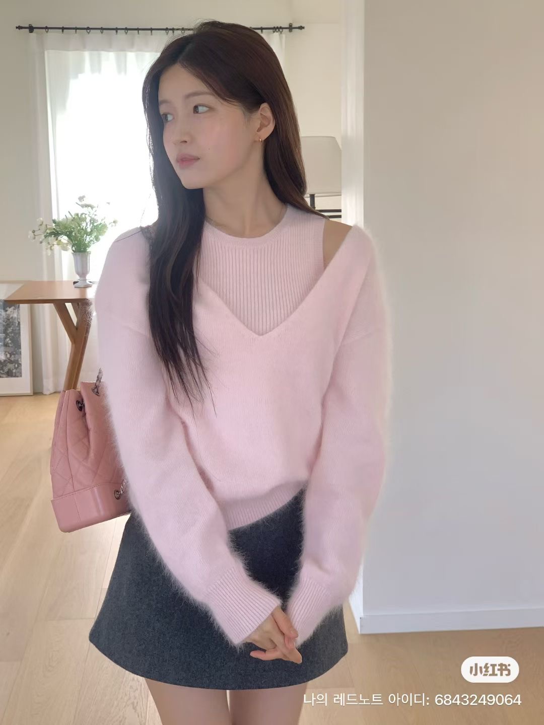 IF YOU東大門㊣實拍女裝新款休閑25秋冬推薦真品人氣套裝套裝IF YOU套裝