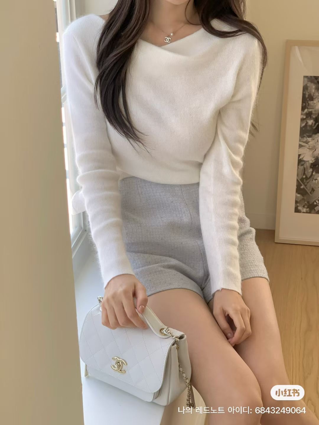 IF YOU韓國直郵㊣女裝新款25秋冬休閑真品時尚推薦職業針織衫IF YOU針織衫圖色1