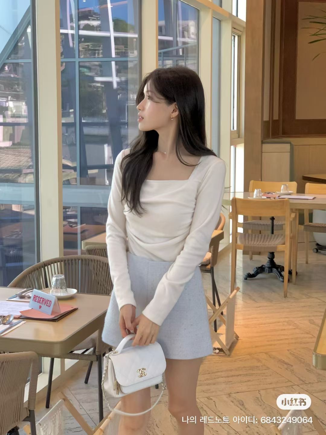 IF YOU東大門㊣直郵女士新品熱賣職業推薦25秋冬真品長袖T恤IF YOU長袖T恤