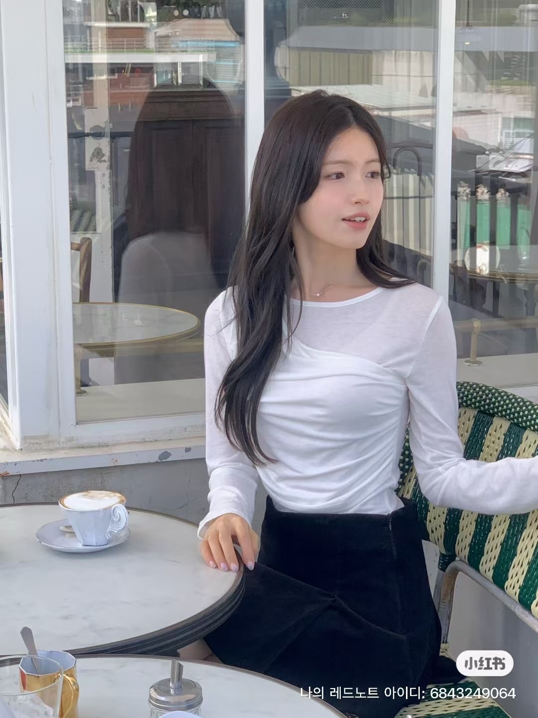 IF YOU東大門㊣直郵女士新品真品時尚熱賣人氣職業長袖T恤IF YOU長袖T恤圖色1