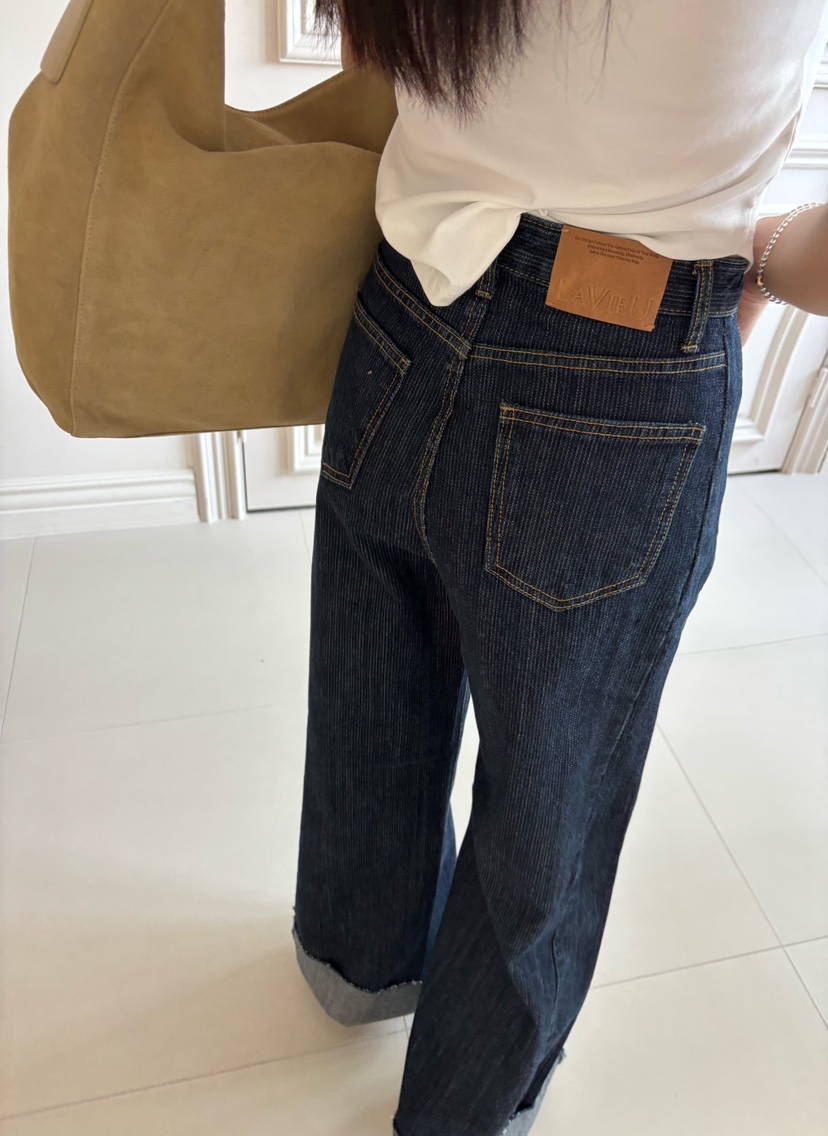LAVIEU東大門㊣直郵女士新品推薦熱賣真品休閑時尚人氣牛仔褲LAVIEU牛仔褲