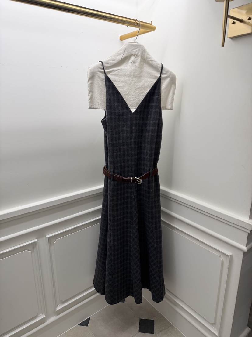 ETER韓國代購㊣女士新款熱賣推薦真品時尚職業連衣裙不含腰帶eter/VERSO連衣裙圖色2墨色