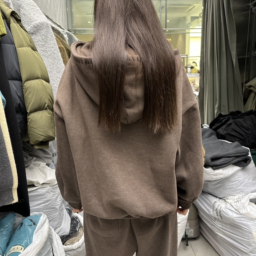 UOOV東大門㊣實拍女裝新品時尚真品推薦25秋冬職業衛衣加絨UOOV衛衣