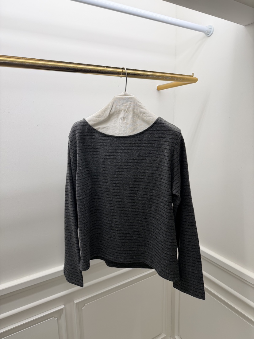 ETER韓國代購㊣女士新品推薦人氣時尚職業熱賣真品休閑長袖T恤eter/VERSO長袖T恤圖色3墨色