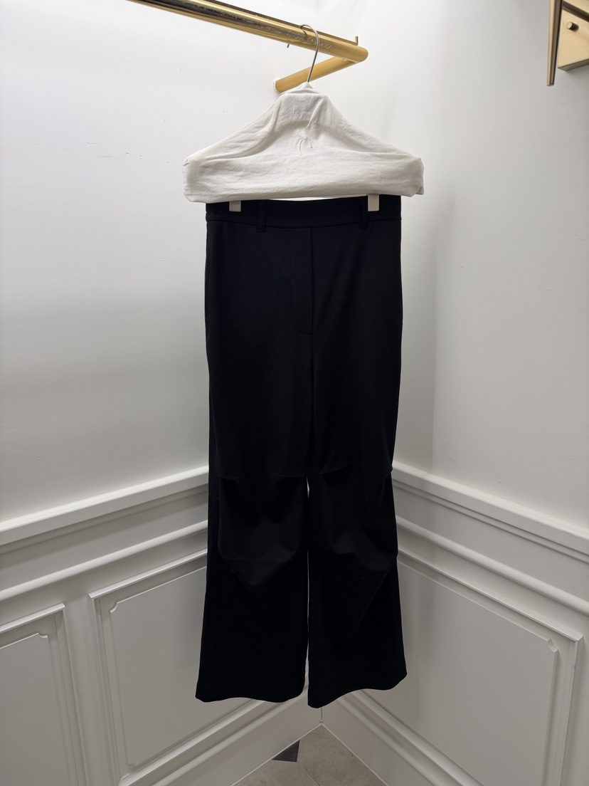 ETER東大門㊣實拍女裝新品人氣真品休閑職業時尚休閑褲羊毛eter/VERSO休閑褲圖色2黑色