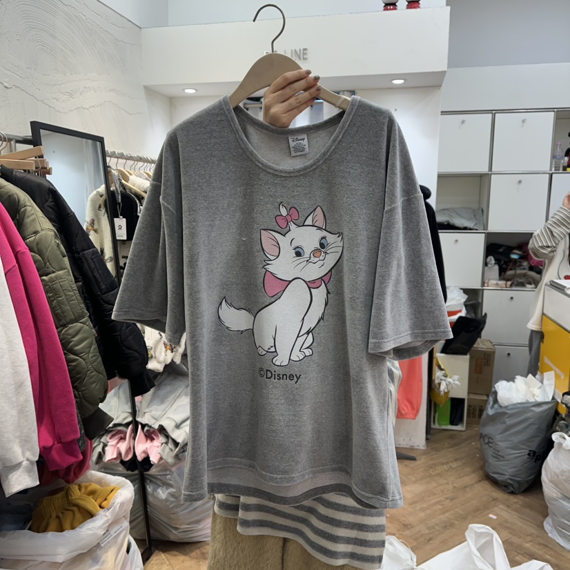 DE LINE東大門㊣實拍女士新品職業休閑熱賣人氣時尚25秋冬T恤DE LINET恤圖色2